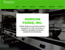 Tablet Screenshot of horiconfoods.com